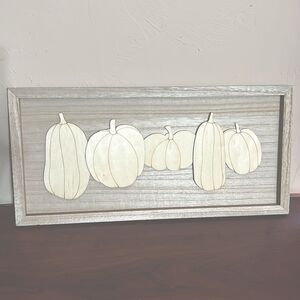 DIY Wall Decor Fall Pumpkins Gourds  Paint or Beautiful As Is Autumn Vibes NWT